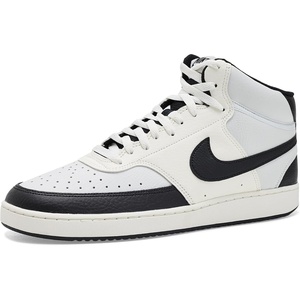 Nike Men’s Court Vision Mid Next Nature Shoes | Casual Shoes(Off White/Black-sail)