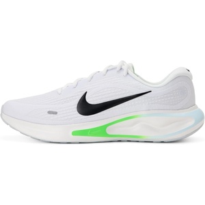 Nike Men’s Journey Run Road Running Shoes(White/Black/Green Strike/Glacier Blue)