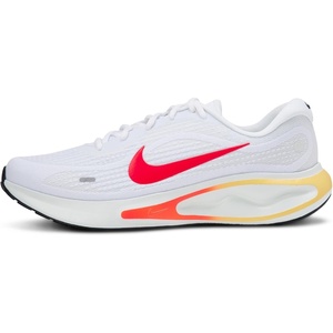 Nike Men’s Journey Run Road Running Shoes(White/Bright Crimson/Spruce Aura)