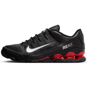 Nike Men’s Reax 8 TR Mesh Training/Workout Shoes(Black/Metallic Silver/University Red)
