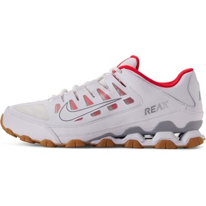 Nike Men’s Reax 8 TR Mesh Training/Workout Shoes(White/White/Wolf Grey/Chile Red)