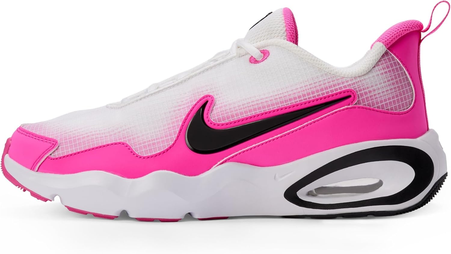 image:imageNike Unisex Kids Air Max Nova Shoes Boys Girls Toddlers amp Baby SneakersWhiteBlackLaser Fuchsia