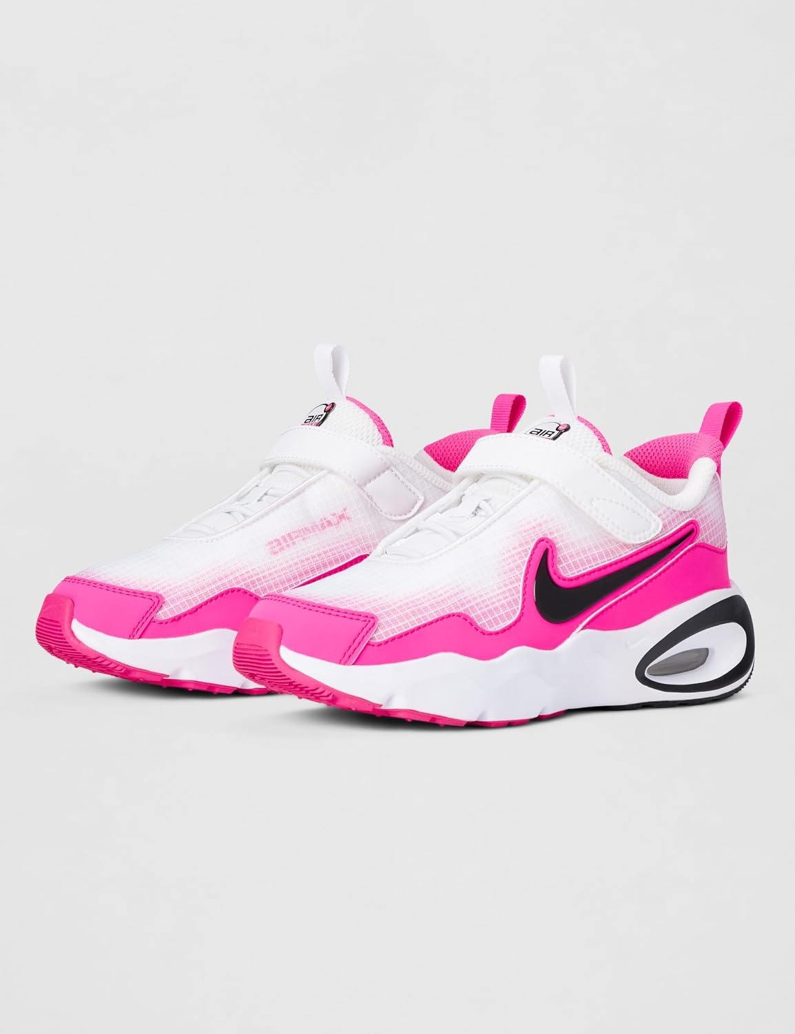 image:imageNike Unisex Kids Air Max Nova Shoes Boys Girls Toddlers amp Baby SneakersWhiteBlackLaser Fuchsia