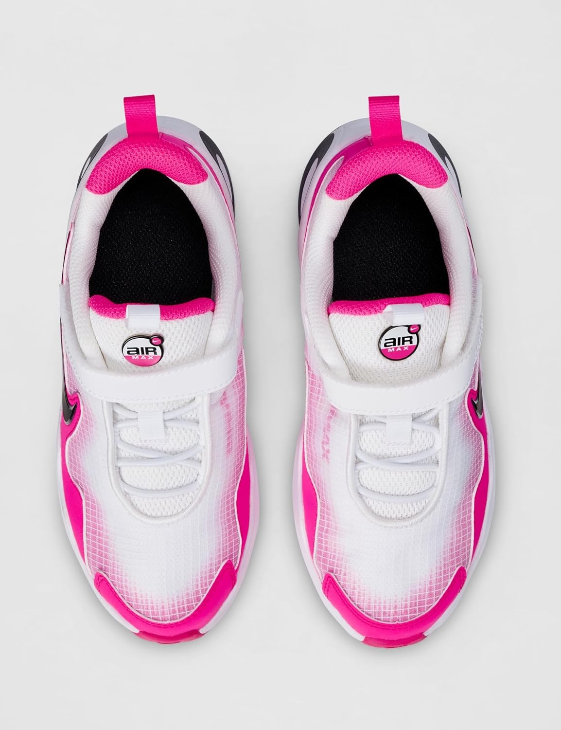 image:imageNike Unisex Kids Air Max Nova Shoes Boys Girls Toddlers amp Baby SneakersWhiteBlackLaser Fuchsia