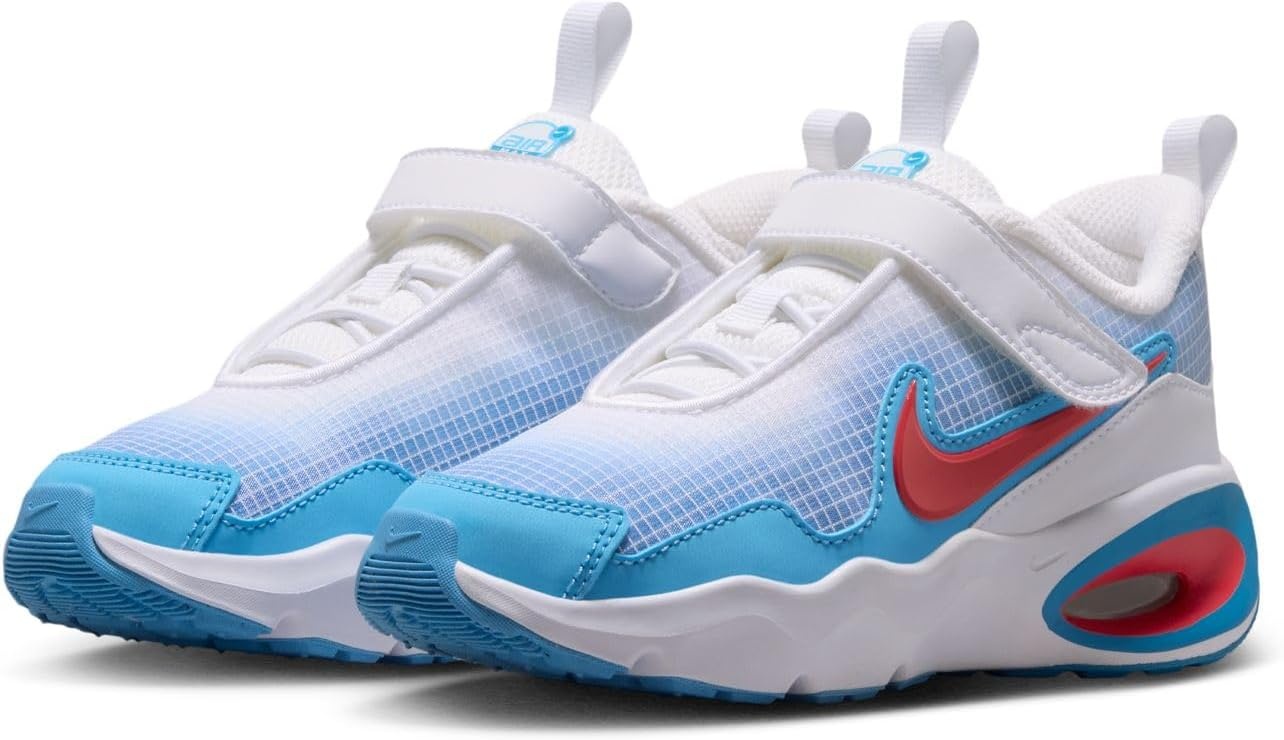 image:imageNike Unisex Kids Air Max Nova Shoes Boys Girls Toddlers amp Baby SneakersWhiteFusion Redaurora Blue