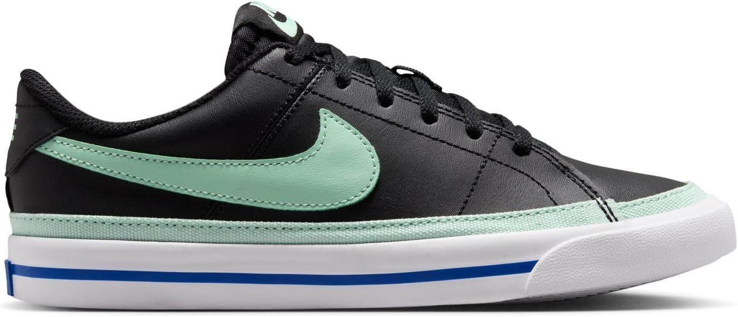 image:imageNike Unisex Kids Court Legacy Shoes Boys Girls Toddlers amp Baby SneakersBlackArctic Greenwhitegame Royal