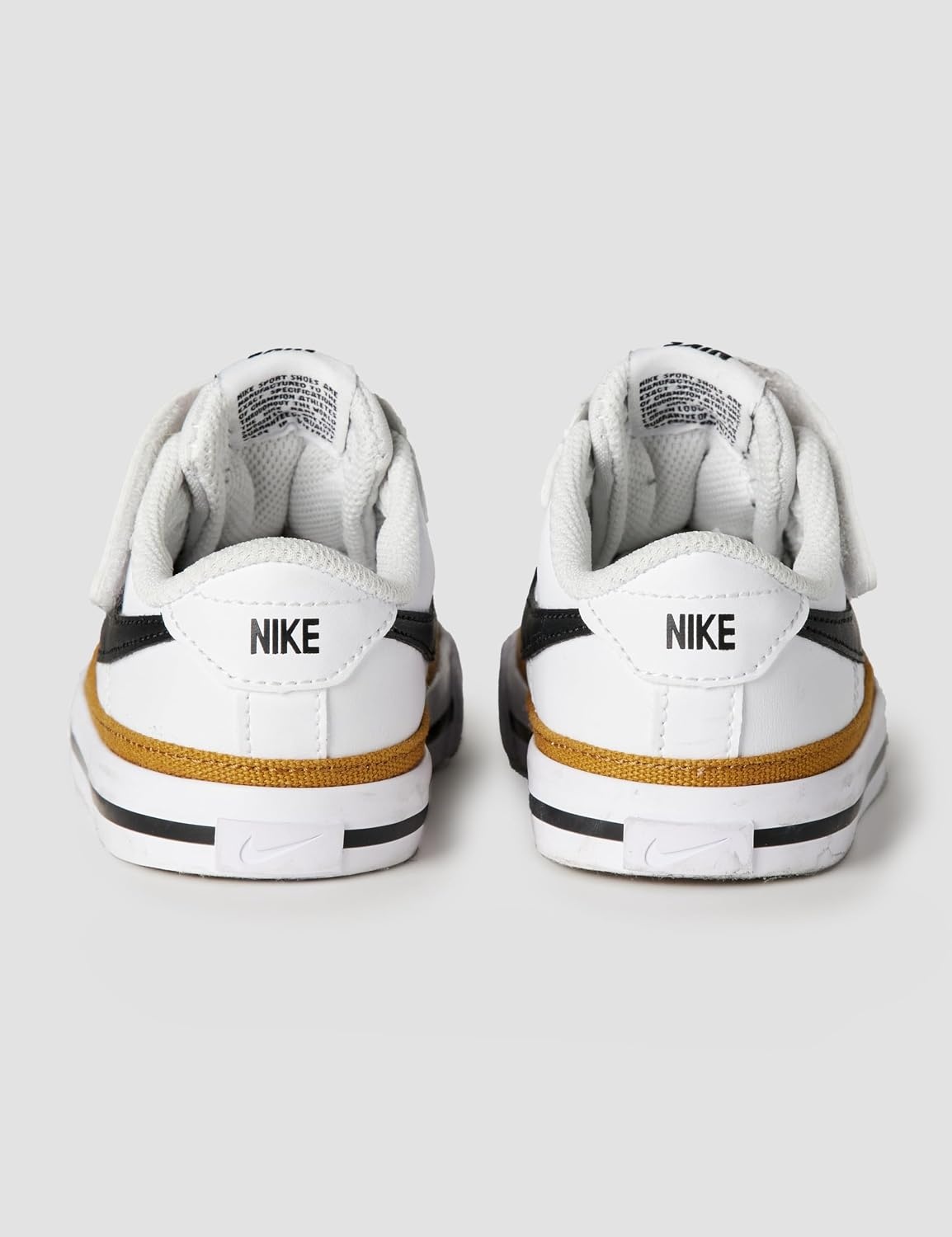 image:imageNike Unisex Kids Court Legacy Shoes Boys Girls Toddlers amp Baby SneakersBlackWhiteGum Light Brown