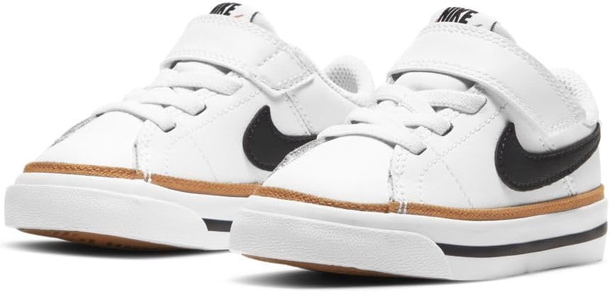 image:imageNike Unisex Kids Court Legacy Shoes Boys Girls Toddlers amp Baby SneakersWhiteBlackDesert OchreGum Light Brown