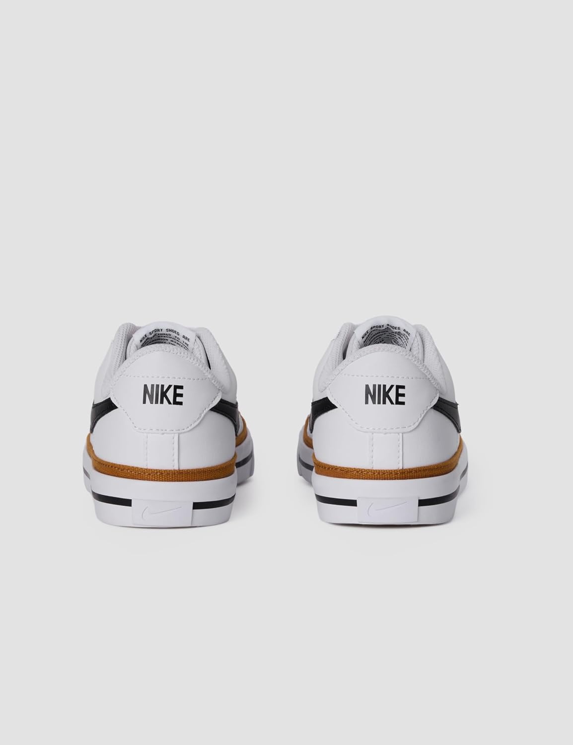 image:imageNike Unisex Kids Court Legacy Shoes Boys Girls Toddlers amp Baby SneakersWhiteBlackDesert OchreGum Light Brown