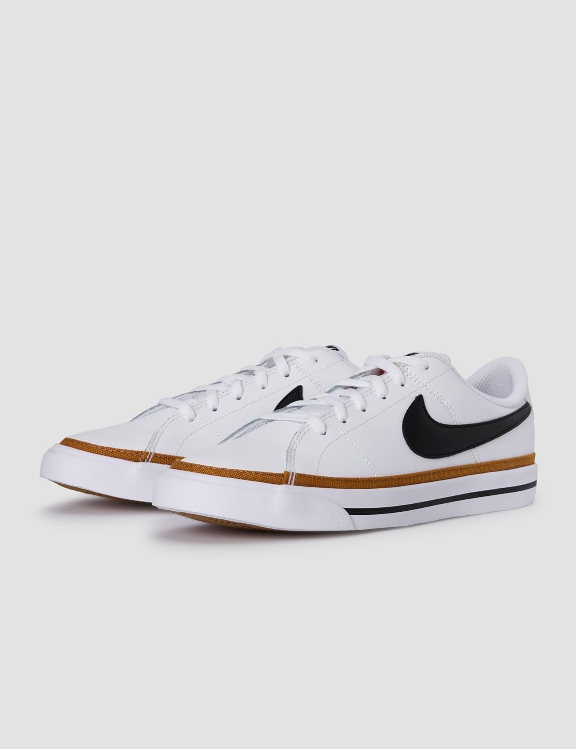 image:imageNike Unisex Kids Court Legacy Shoes Boys Girls Toddlers amp Baby SneakersWhiteBlackDesert OchreGum Light Brown