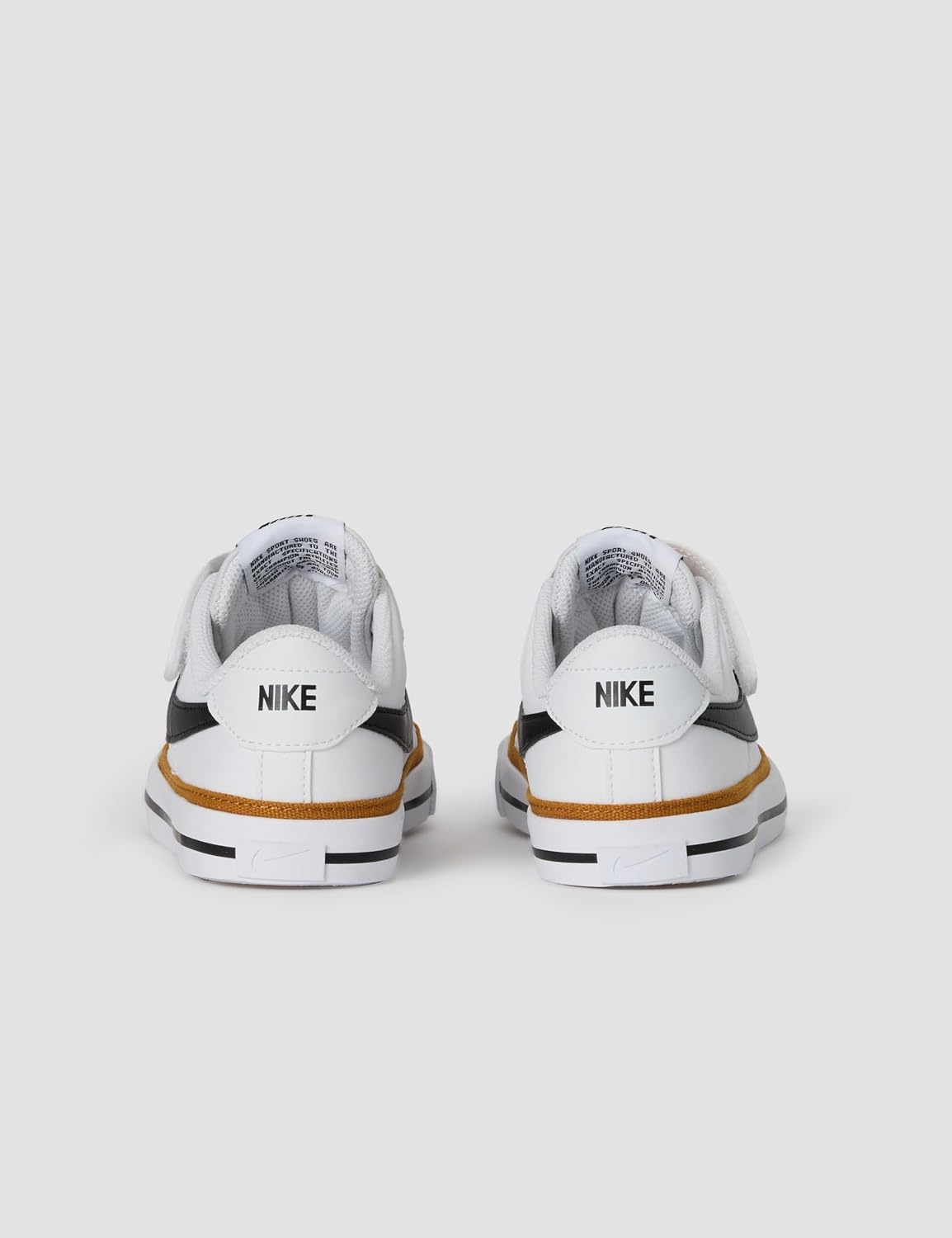 image:imageNike Unisex Kids Court Legacy Shoes Boys Girls Toddlers amp Baby SneakersWhiteBlackDesert OchreGum Light Brown