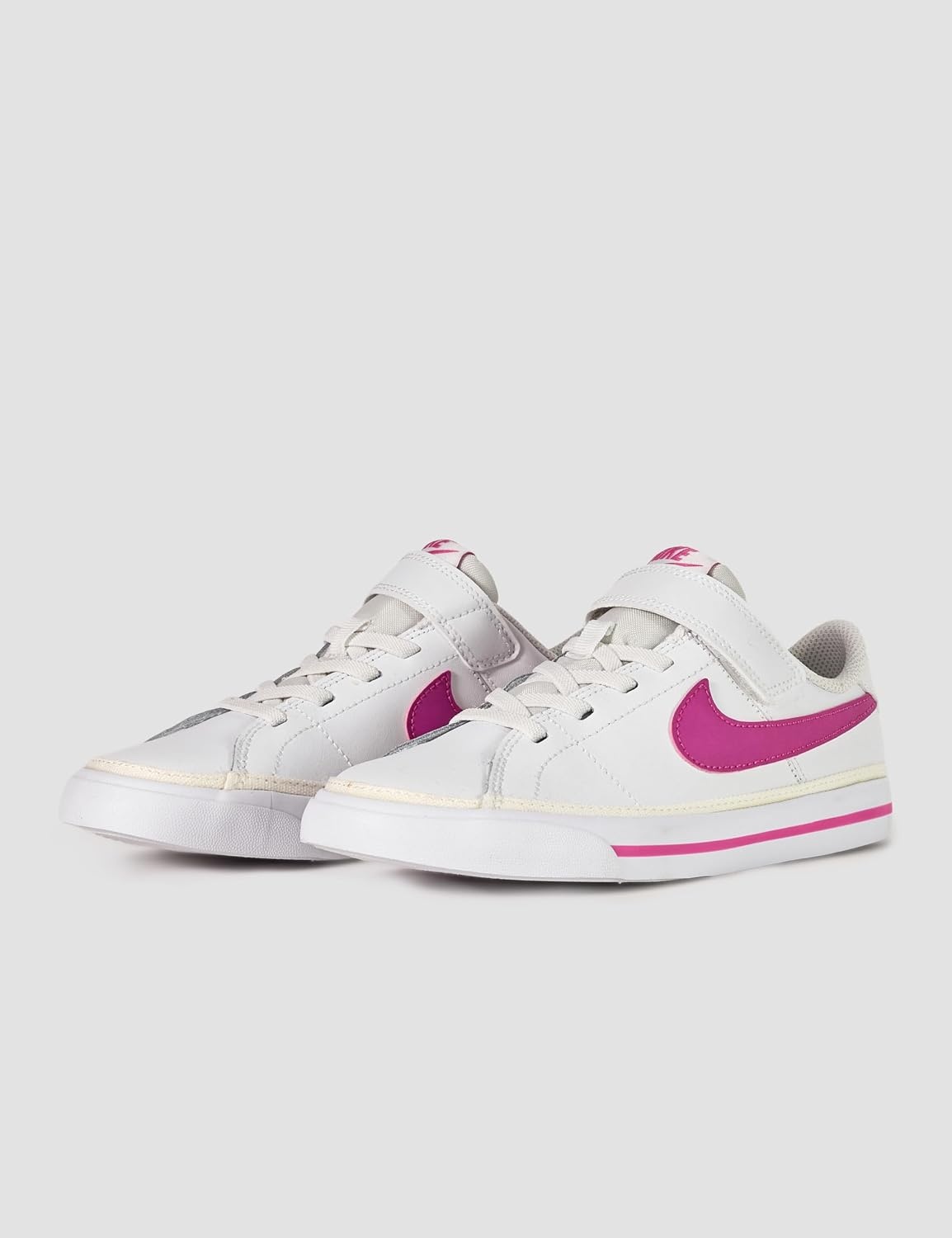 image:imageNike Unisex Kids Court Legacy Shoes Boys Girls Toddlers amp Baby SneakersWhiteLaser Fuchsia