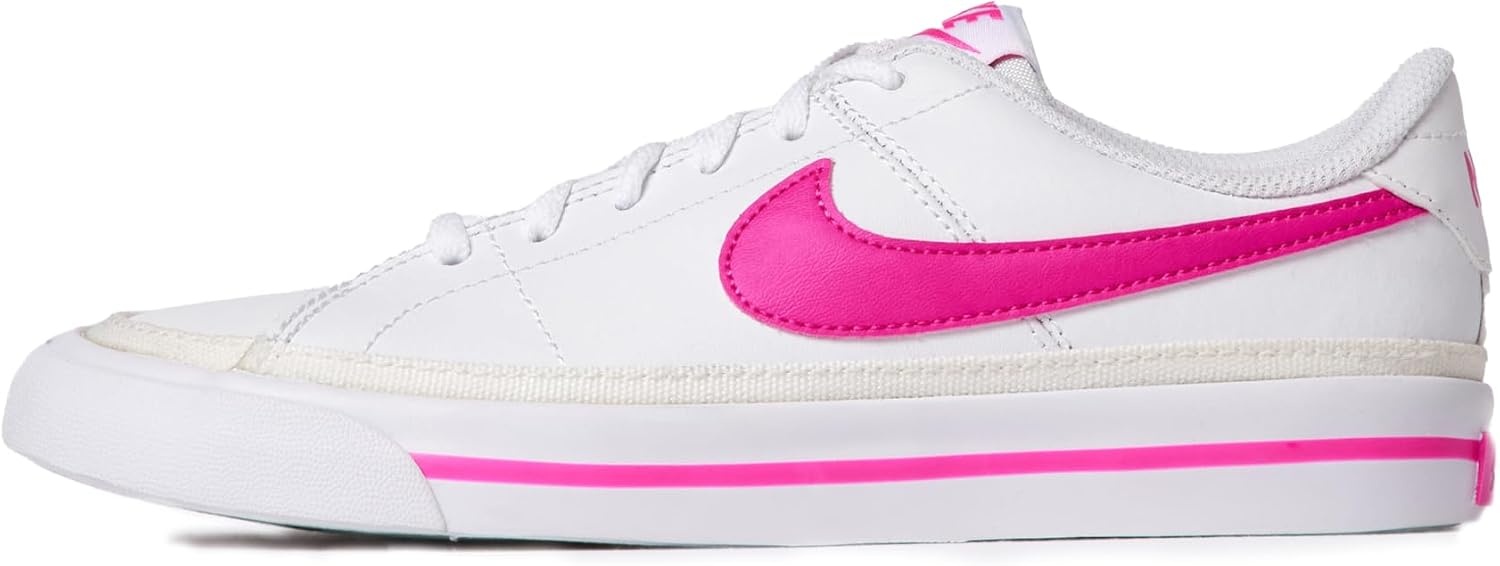 image:imageNike Unisex Kids Court Legacy Shoes Boys Girls Toddlers amp Baby SneakersWhiteLaser Fuchsia