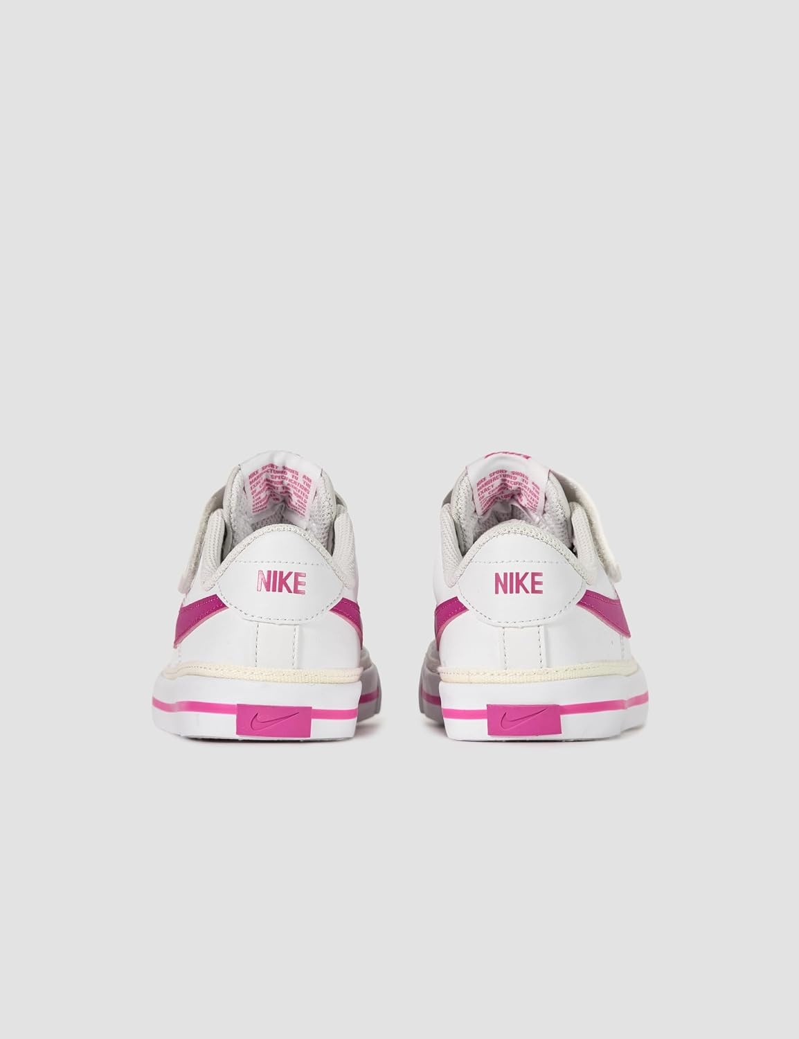 image:imageNike Unisex Kids Court Legacy Shoes Boys Girls Toddlers amp Baby SneakersWhiteLaser Fuchsia