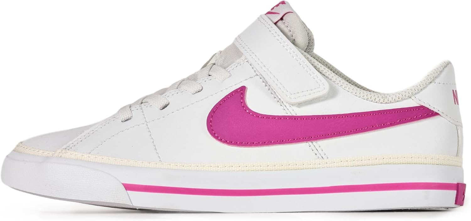 image:imageNike Unisex Kids Court Legacy Shoes Boys Girls Toddlers amp Baby SneakersWhiteLaser Fuchsia