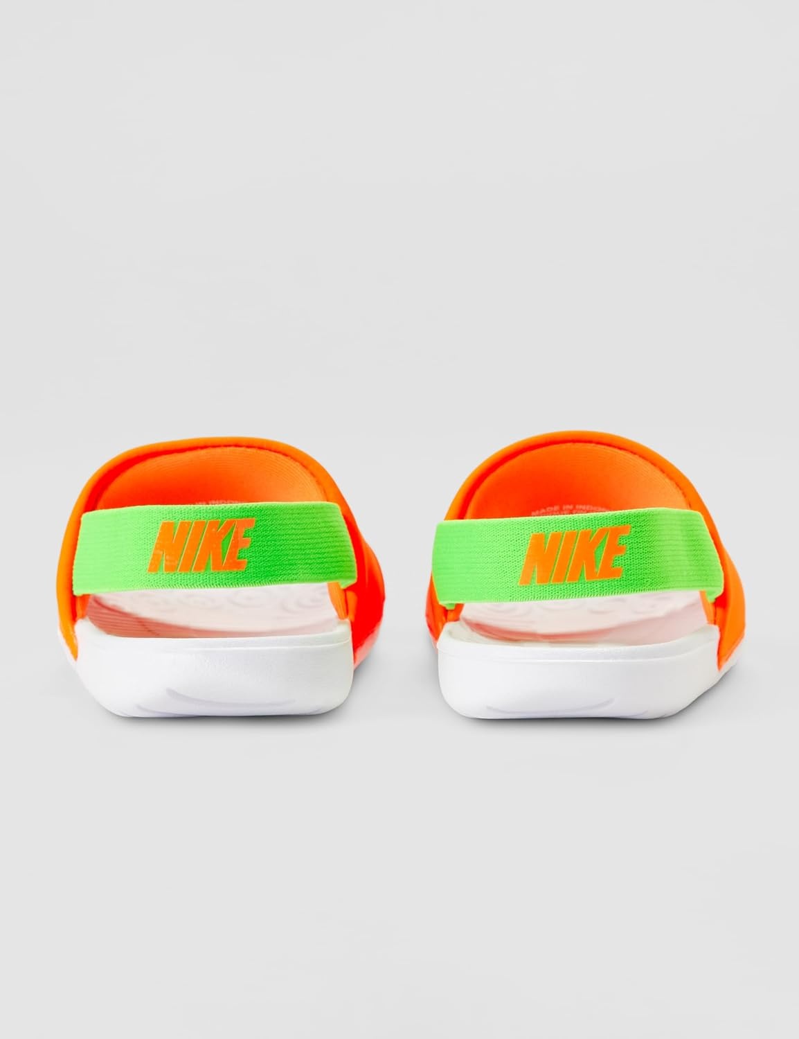 image:imageNike Unisex Kids Kawa Slides Boys Girls Toddlers amp Baby SandalsTotal OrangeHyper PinkGreen Strike