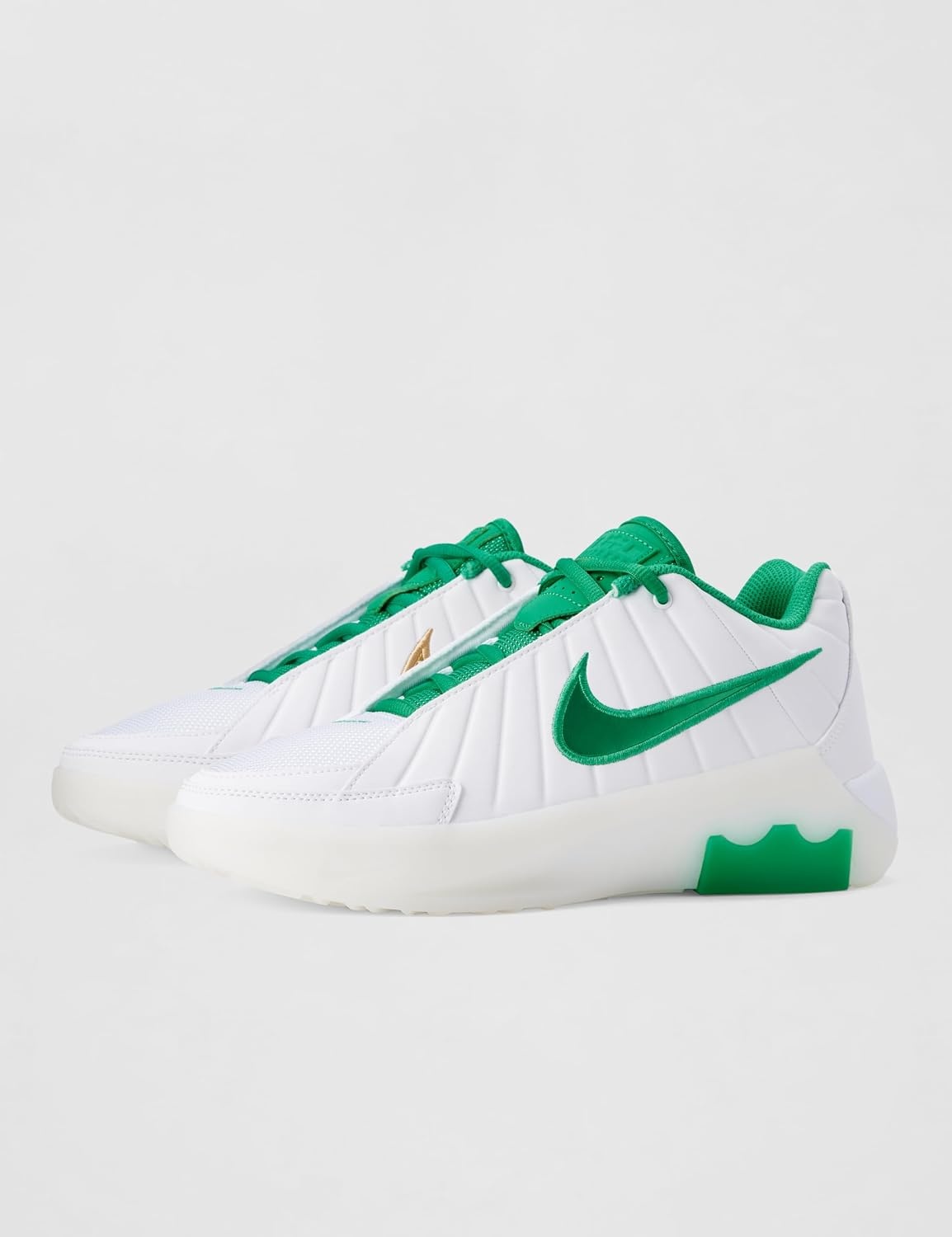 image:imageNike Unisex Kids Lebron Witness IX Basketball Shoes Boys and Girls SneakersWhiteStadium GreenWhiteMetallic Gold