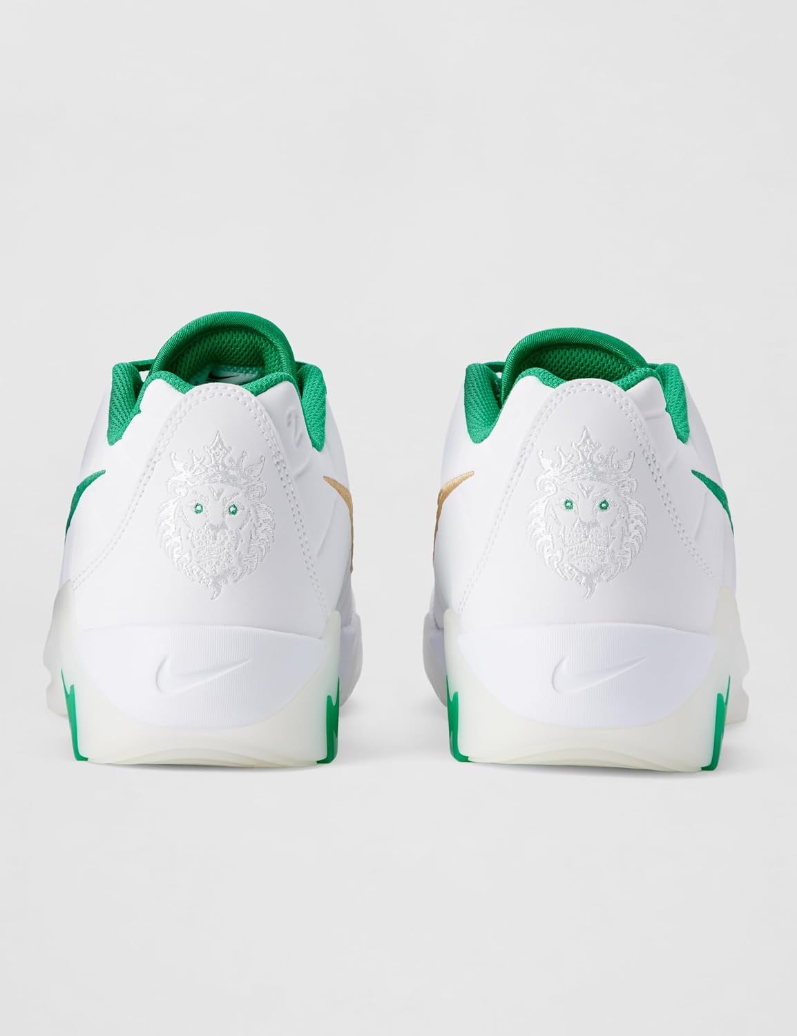 image:imageNike Unisex Kids Lebron Witness IX Basketball Shoes Boys and Girls SneakersWhiteStadium GreenWhiteMetallic Gold