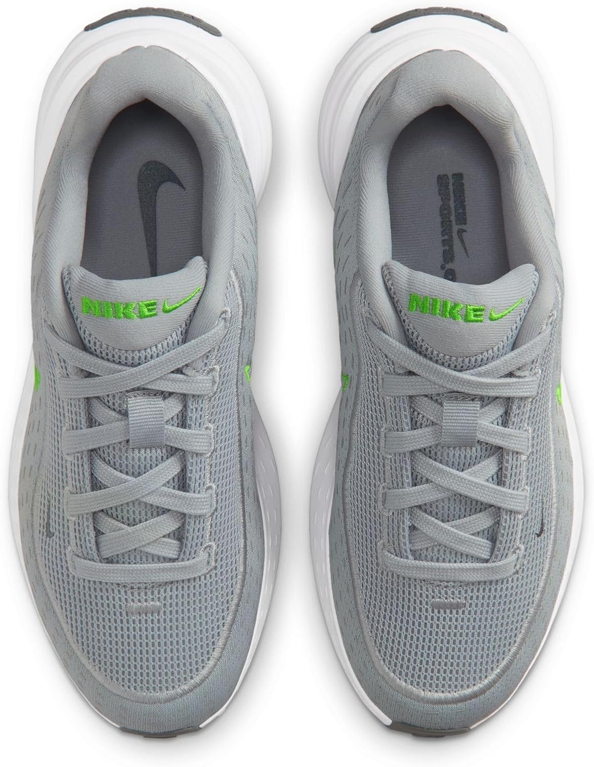 image:imageNike Unisex Kids Uplift SC Shoes Boys and Girls SneakersLight Smoke GreyMean GreenWhite