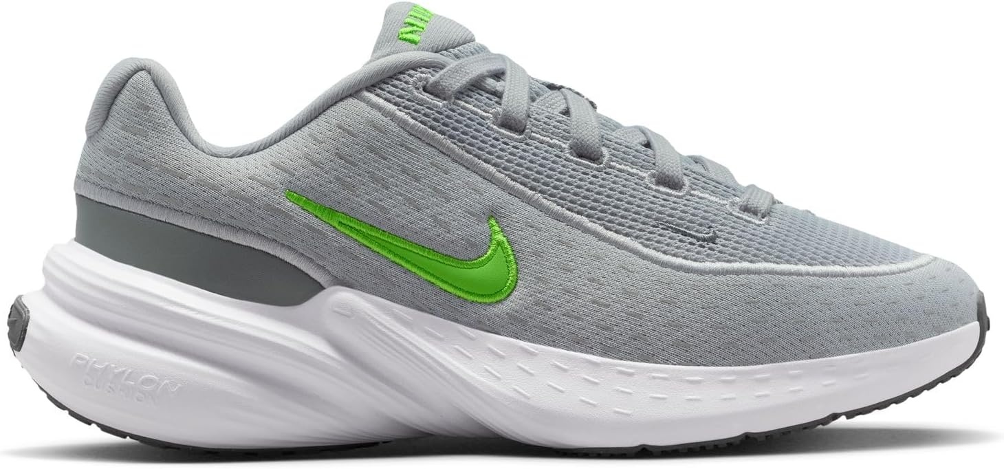 image:imageNike Unisex Kids Uplift SC Shoes Boys and Girls SneakersLight Smoke GreyMean GreenWhite
