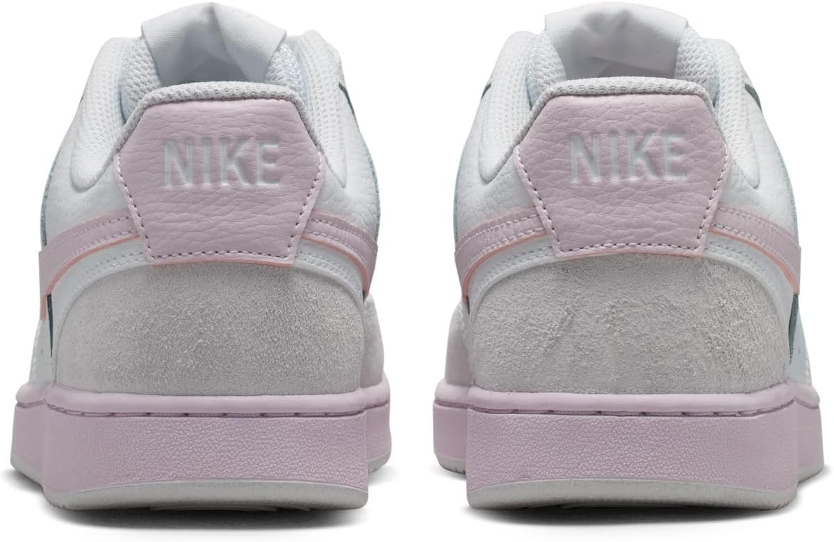 image:imageNike Womens Court Vision Low Suede ShoesOff WhiteBleached Lilac