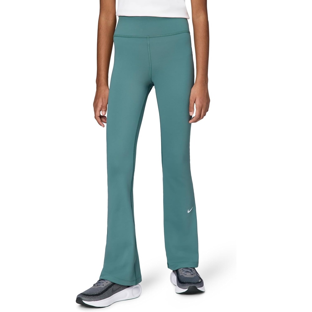 image:imageNike Girls One DriFIT Flared LeggingsMineral SlateWhite