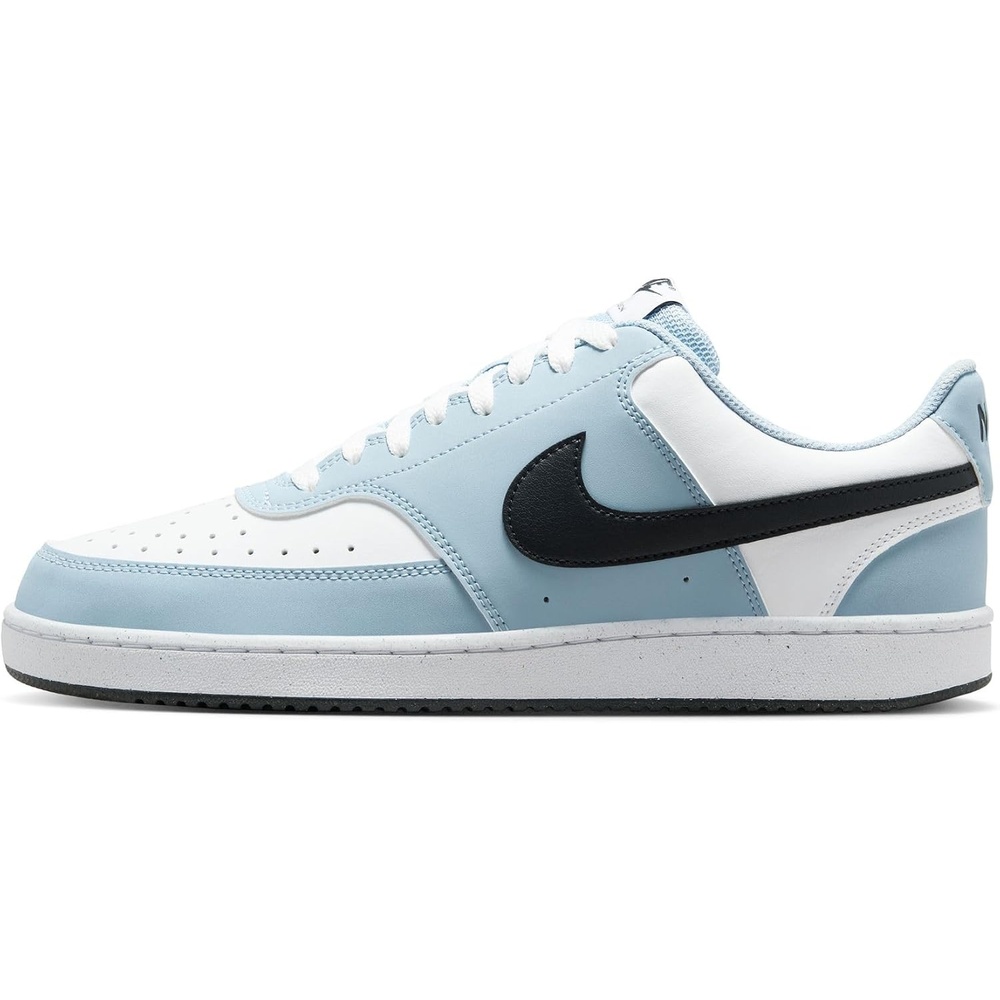 image:imageNike Mens Court Vision Low Nubuck ShoesWhiteAnthracitelt Armory Blue