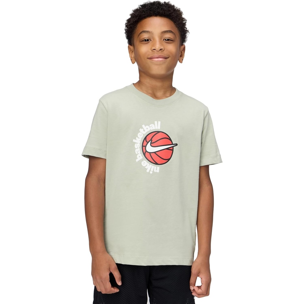 image:imageNike Unisex Big Kids Club Basketball TShirt Boys and GirlsSpruce Fog