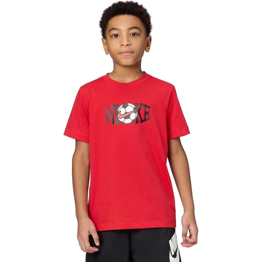 image:imageNike Unisex Big Kids Club Soccer TShirt Boys and GirlsUniversity Red