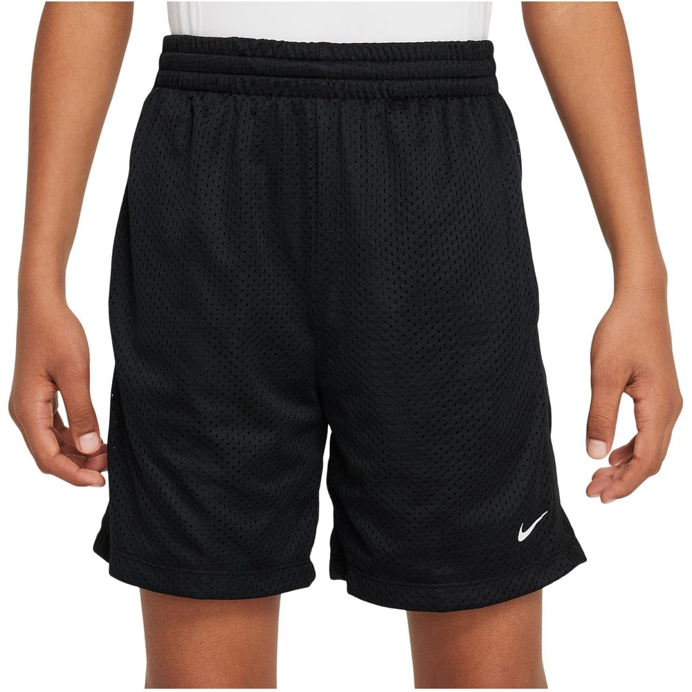 image:imageNike Unisex Big Kids Multi DriFIT Mesh Shorts Boys and GirlsBlackWhite