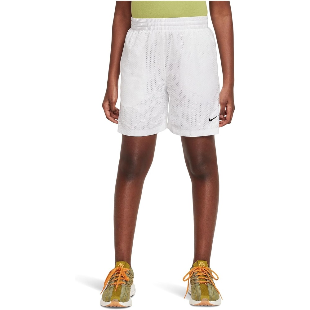 image:imageNike Unisex Big Kids Multi DriFIT Mesh Shorts Boys and GirlsWhiteBlack