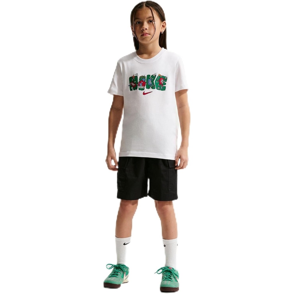 image:imageNike Unisex Big Kids Sportswear Club Boxy TShirt Boys and GirlsWhite