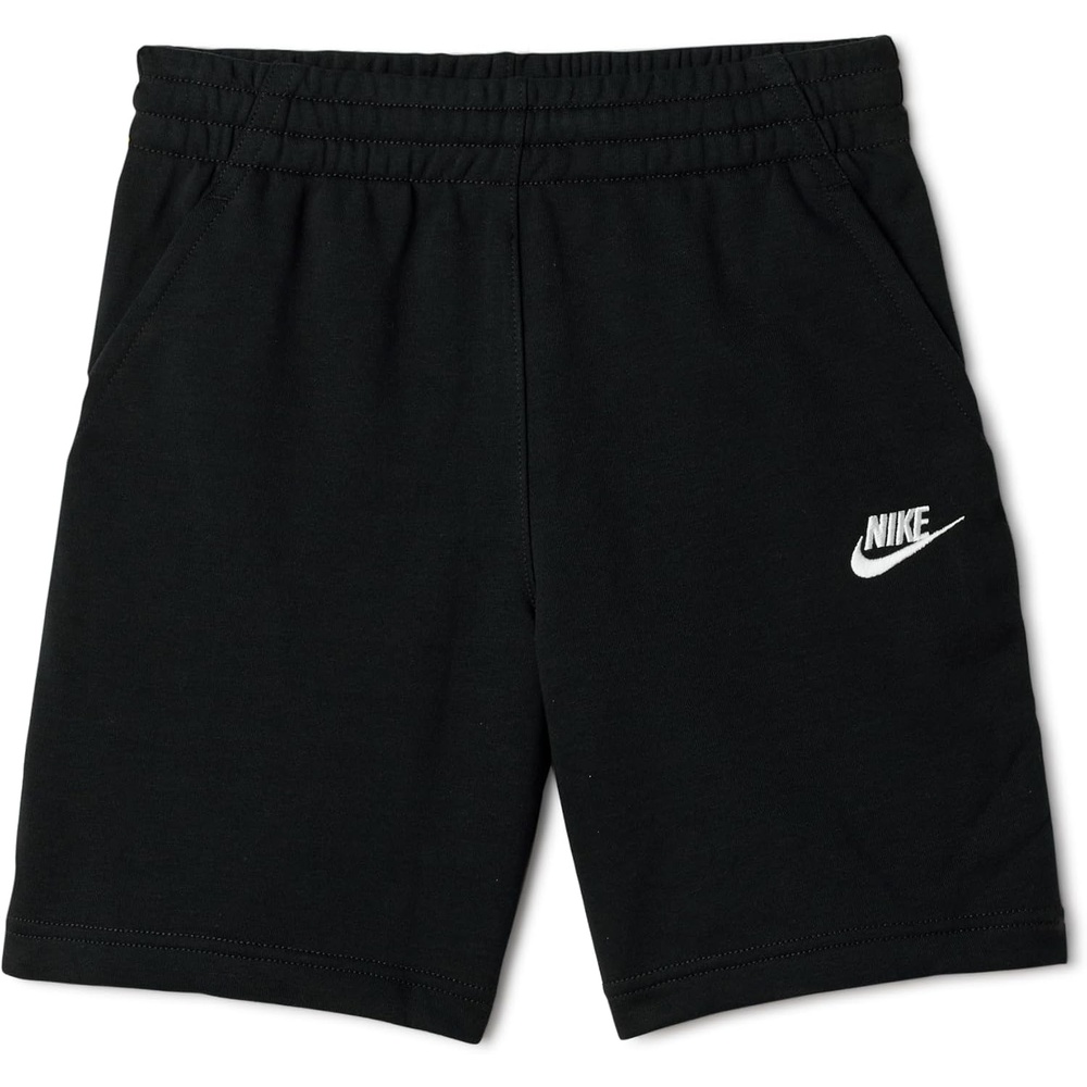 image:imageNike Unisex Big Kids Sportswear Club Fleece French Terry Shorts Boys and GirlsBlackWhite