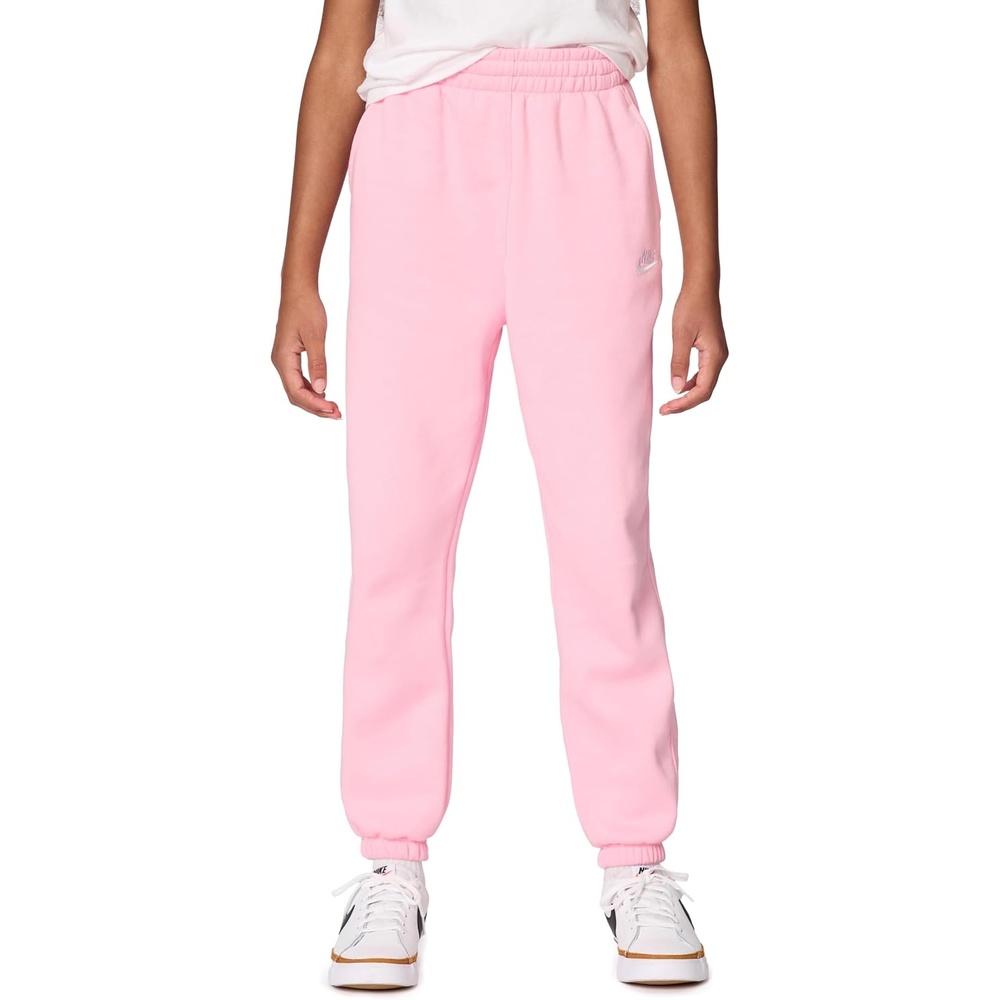 image:imageNike Unisex Big Kids Sportswear Club Fleece Loose Pants  Boys and GirlsMedium Soft PinkMedium Soft PinkWhite