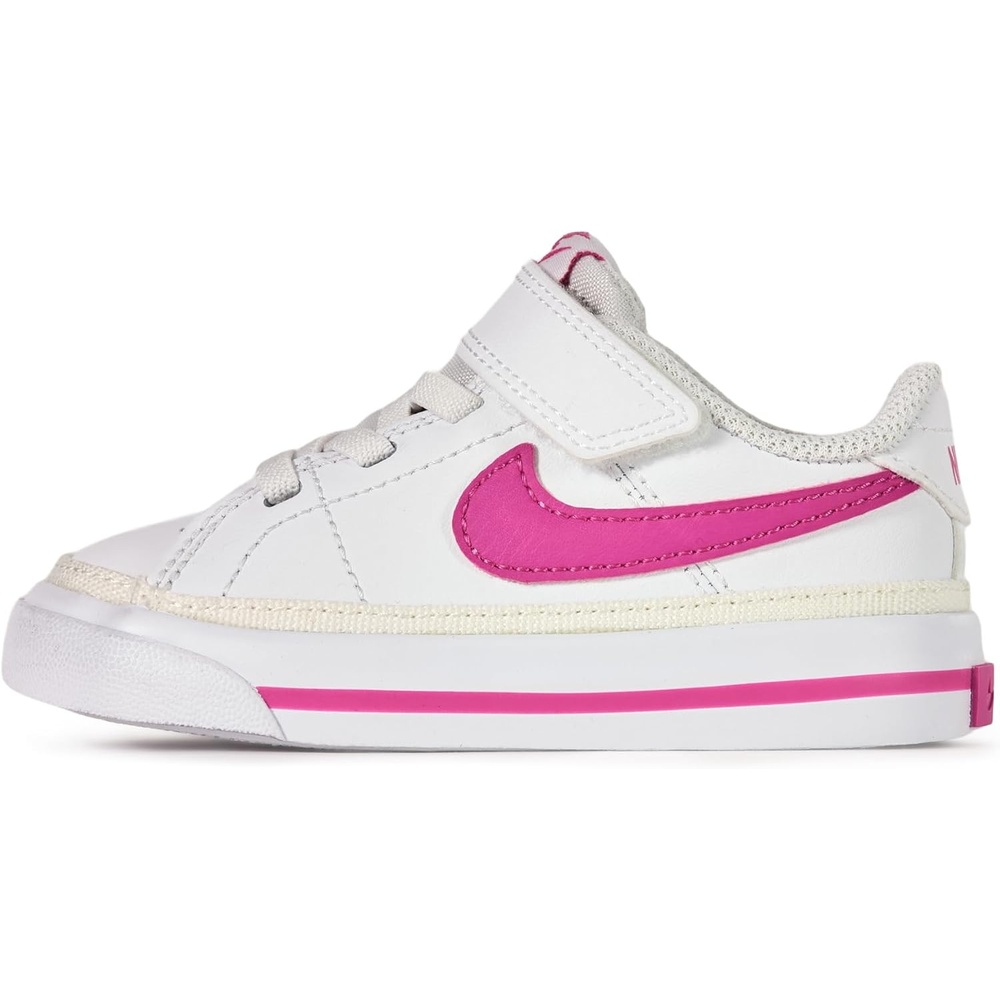 image:imageNike Unisex Kids Court Legacy Shoes Boys Girls Toddlers amp Baby SneakersWhiteLaser Fuchsia