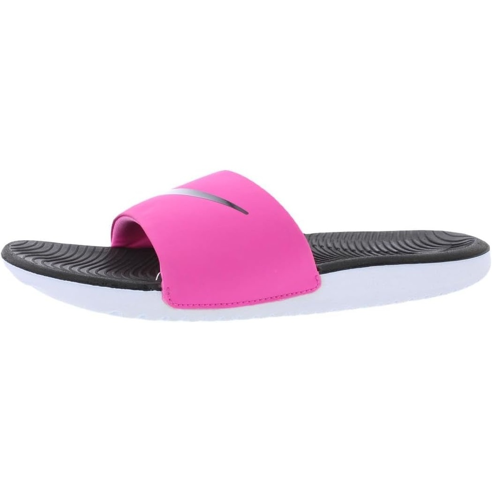 image:imageNike Unisex Kids Kawa Slides Boys Girls Toddlers amp Baby SandalsLaser FuchsiaCore BlackWhitePink