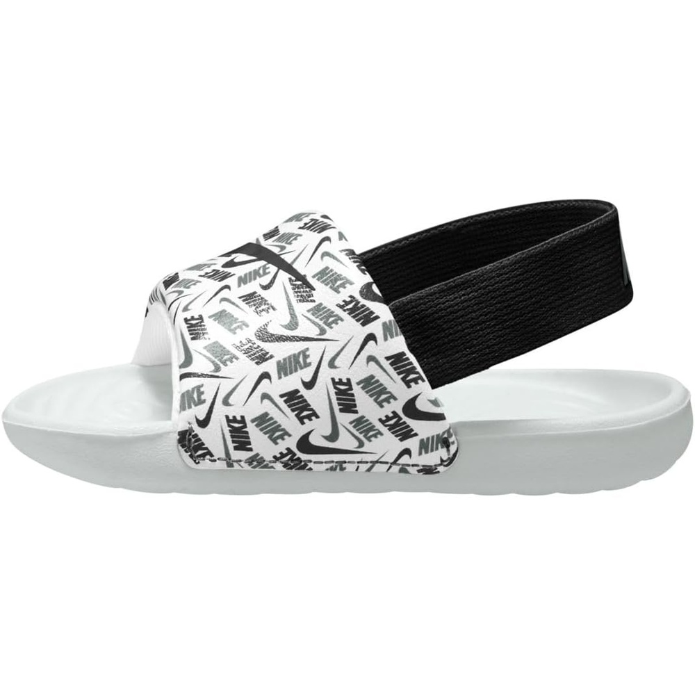 image:imageNike Unisex Kids Kawa Slides Boys Girls Toddlers amp Baby SandalsOff WhiteBlackcamo Greenwhite