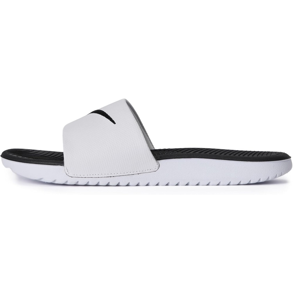 image:imageNike Unisex Kids Kawa Slides Boys Girls Toddlers amp Baby SandalsWhiteBlack