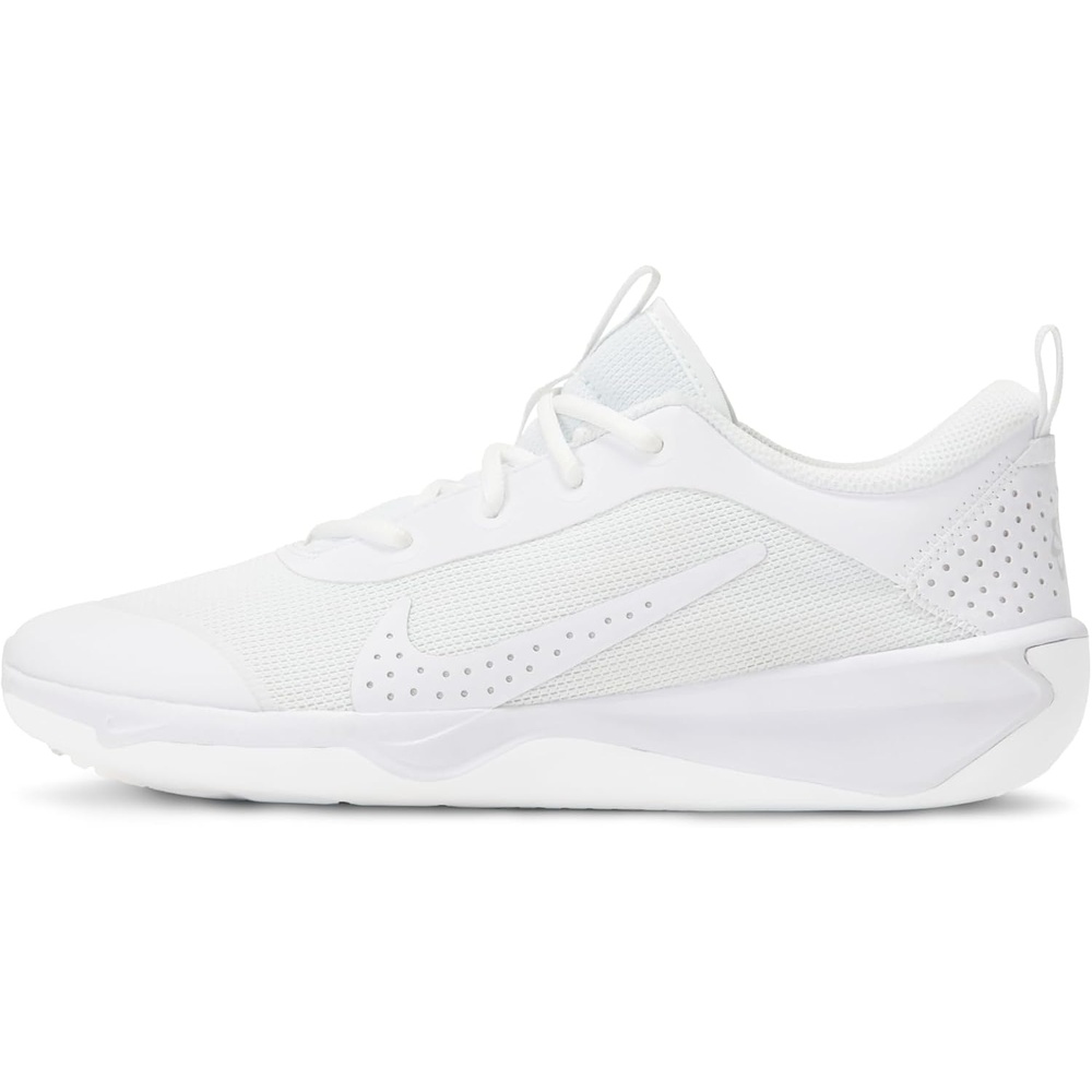 image:imageNike Unisex Kids MultiCourt Shoes  Boys and Girls SneakersWhiteWhitePure Platinum