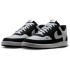 Nike Men’s Court Vision Low Nubuck Shoes(Black/Light Smoke Grey-light Smoke Grey-sail)