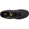 Nike Men’s Court Vision Low Nubuck Shoes(Dark Smoke Grey/Chrome Yellow-black)