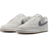 Nike Men’s Court Vision Low Nubuck Shoes(Off White/Stealth-gum Medium Brown)