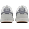 Nike Men’s Court Vision Low Nubuck Shoes(Off White/Stealth-gum Medium Brown)