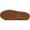 Nike Men’s Court Vision Low Nubuck Shoes(Off White/Stealth-gum Medium Brown)