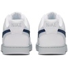 Nike Men’s Court Vision Low Nubuck Shoes(White/Midnight Navy-pure Platinum)