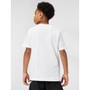 Nike Unisex Big Kids’ Club Baseball T-Shirt – Boys and Girls(White)