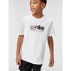 Nike Unisex Big Kids’ Club Baseball T-Shirt – Boys and Girls(White)