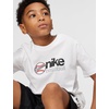 Nike Unisex Big Kids’ Club Baseball T-Shirt – Boys and Girls(White)