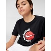 Nike Unisex Big Kids’ Club Basketball T-Shirt – Boys and Girls(Black)