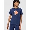Nike Unisex Big Kids’ Club Basketball T-Shirt – Boys and Girls(Midnight Navy)